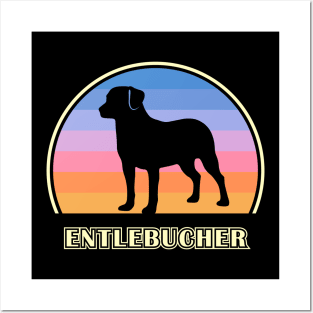 Entlebucher Mountain Dog Vintage Sunset Dog Posters and Art